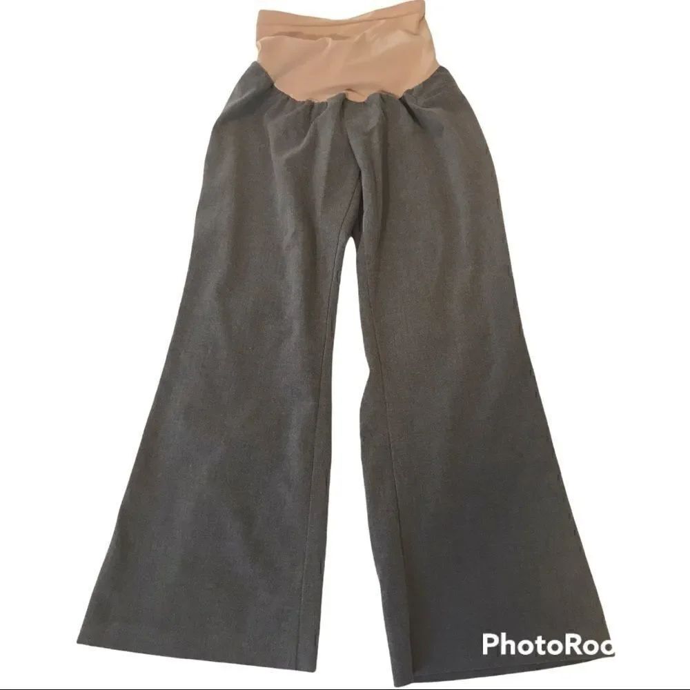 Motherhood Maternity gray slacks PXL